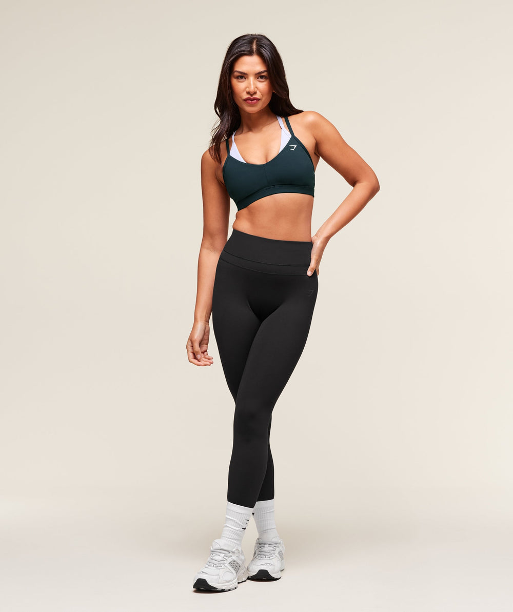 Double Up Sports Bra Deep Petrol Blue/Smoke Blue