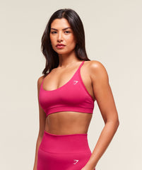 Everyday Seamless Racerback Sports Bra Build Pink