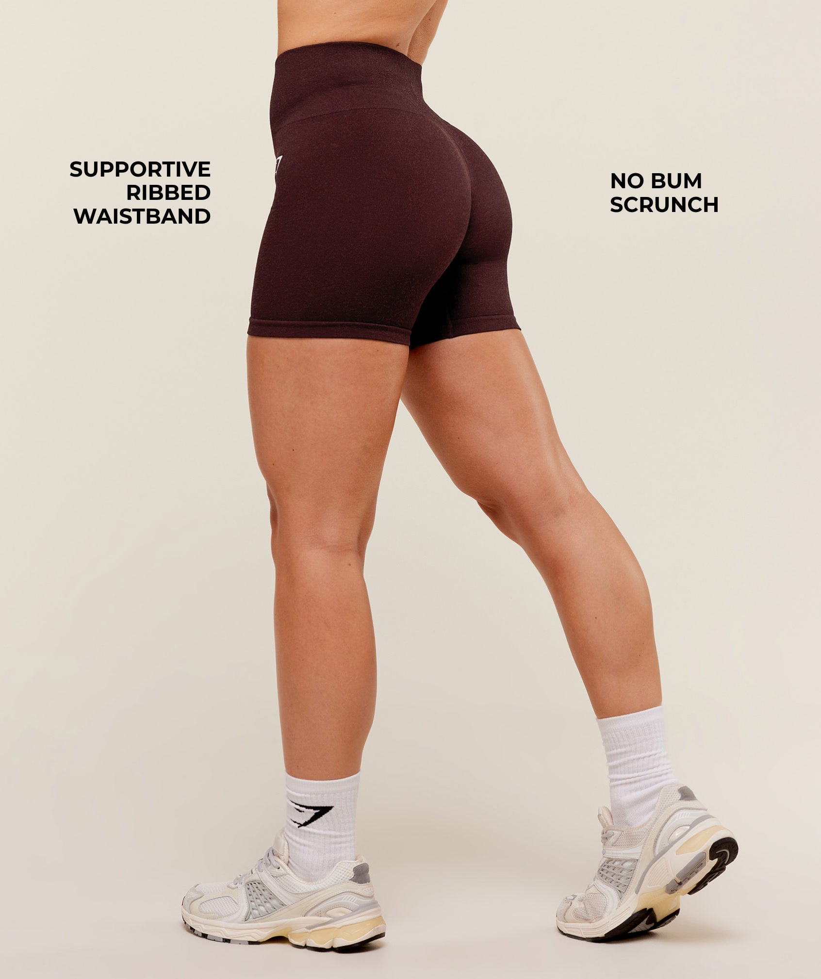 Adapt Fleck x Whitney Seamless Shorts Cherry Purple/Rich Maroon