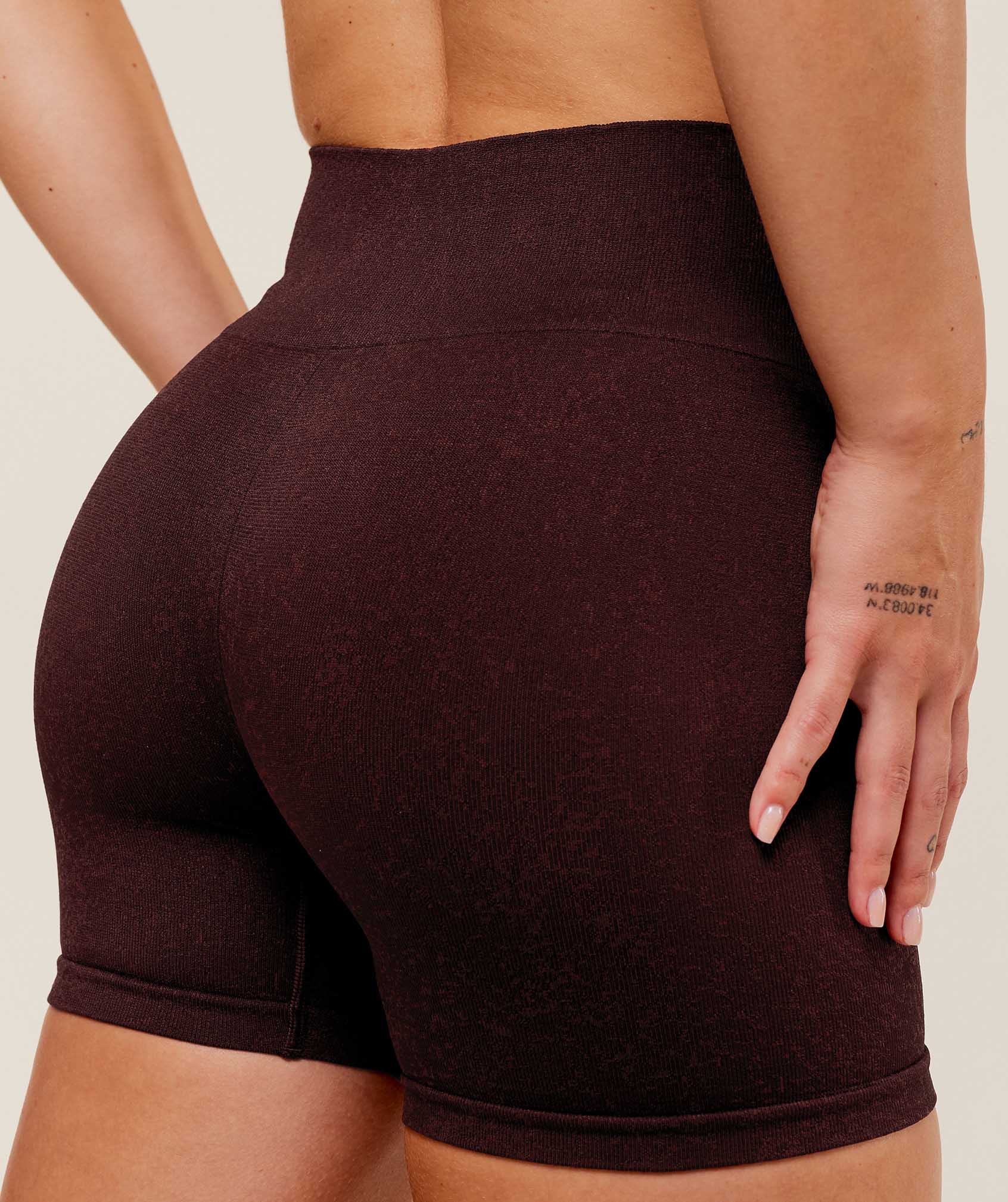 Adapt Fleck x Whitney Seamless Shorts Cherry Purple/Rich Maroon