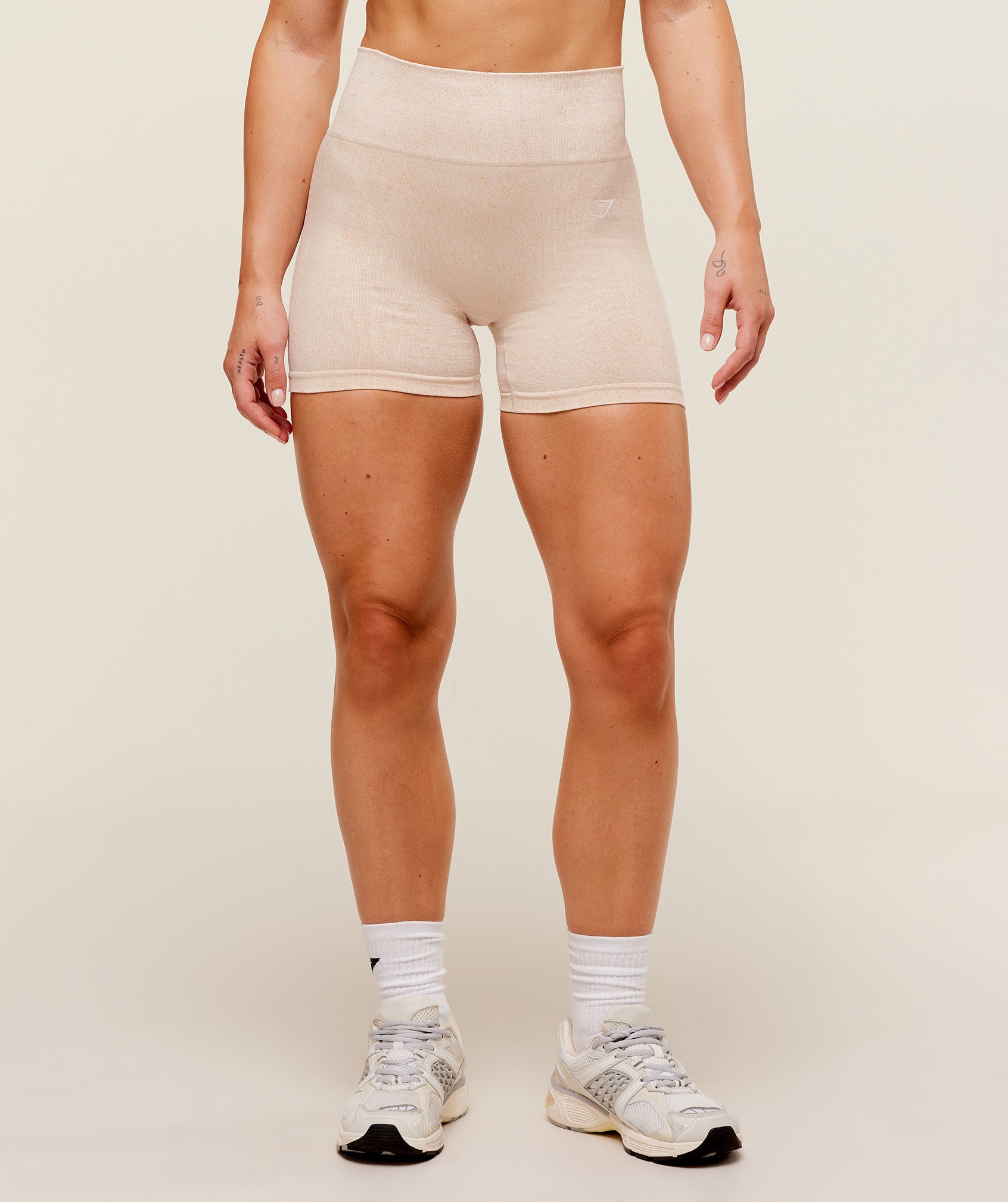 Adapt Fleck x Whitney Seamless Shorts Coconut White