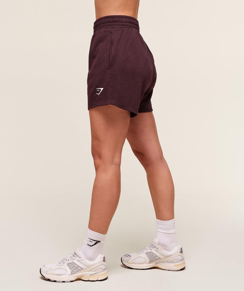 Training Fleece Shorts Cherry Purple