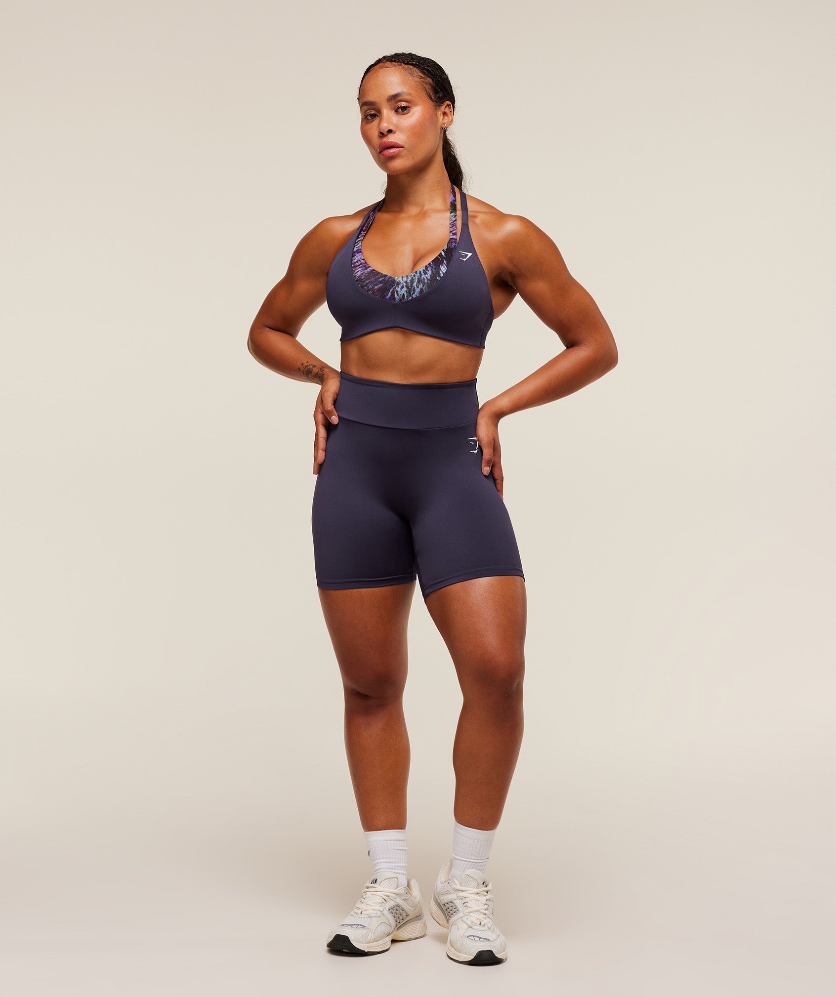 Reps Power Tight Shorts Midnight Purple