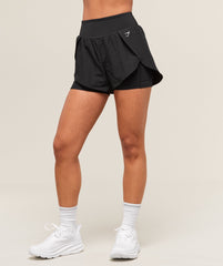 Running 2-in-1 Shorts Black