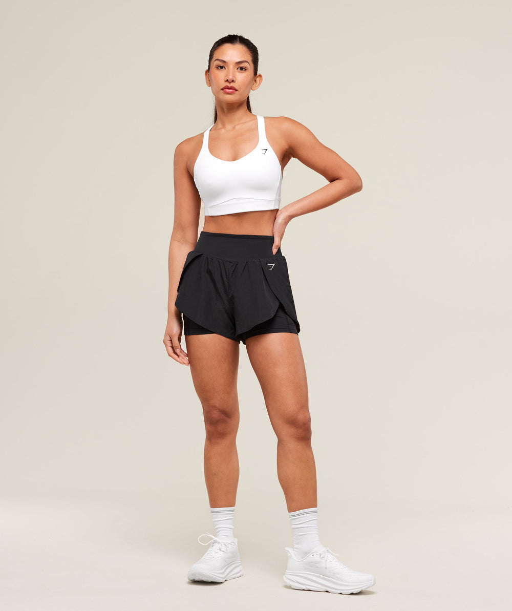 Running 2-in-1 Shorts Black