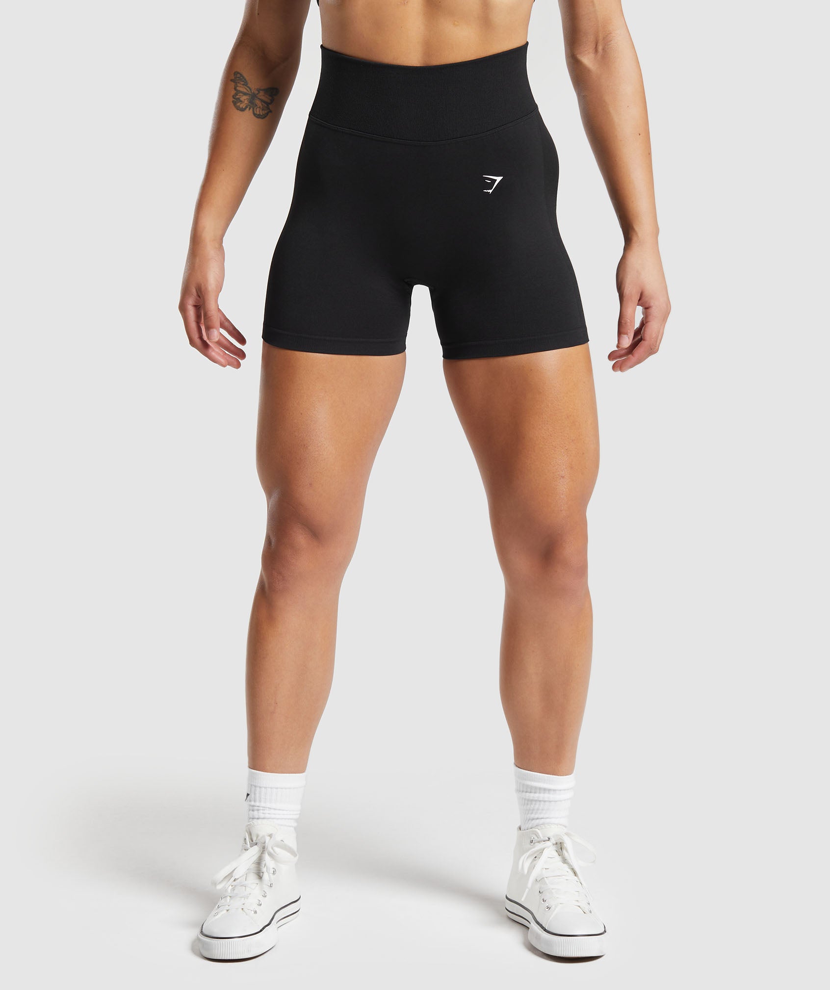 Lift Seamless Shorts Black/Black Marl