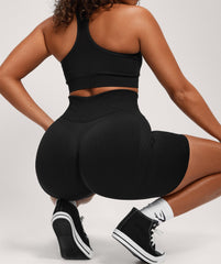Lift Seamless Shorts Black/Black Marl