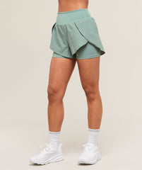 Running 2-in-1 Shorts Celeste Blue