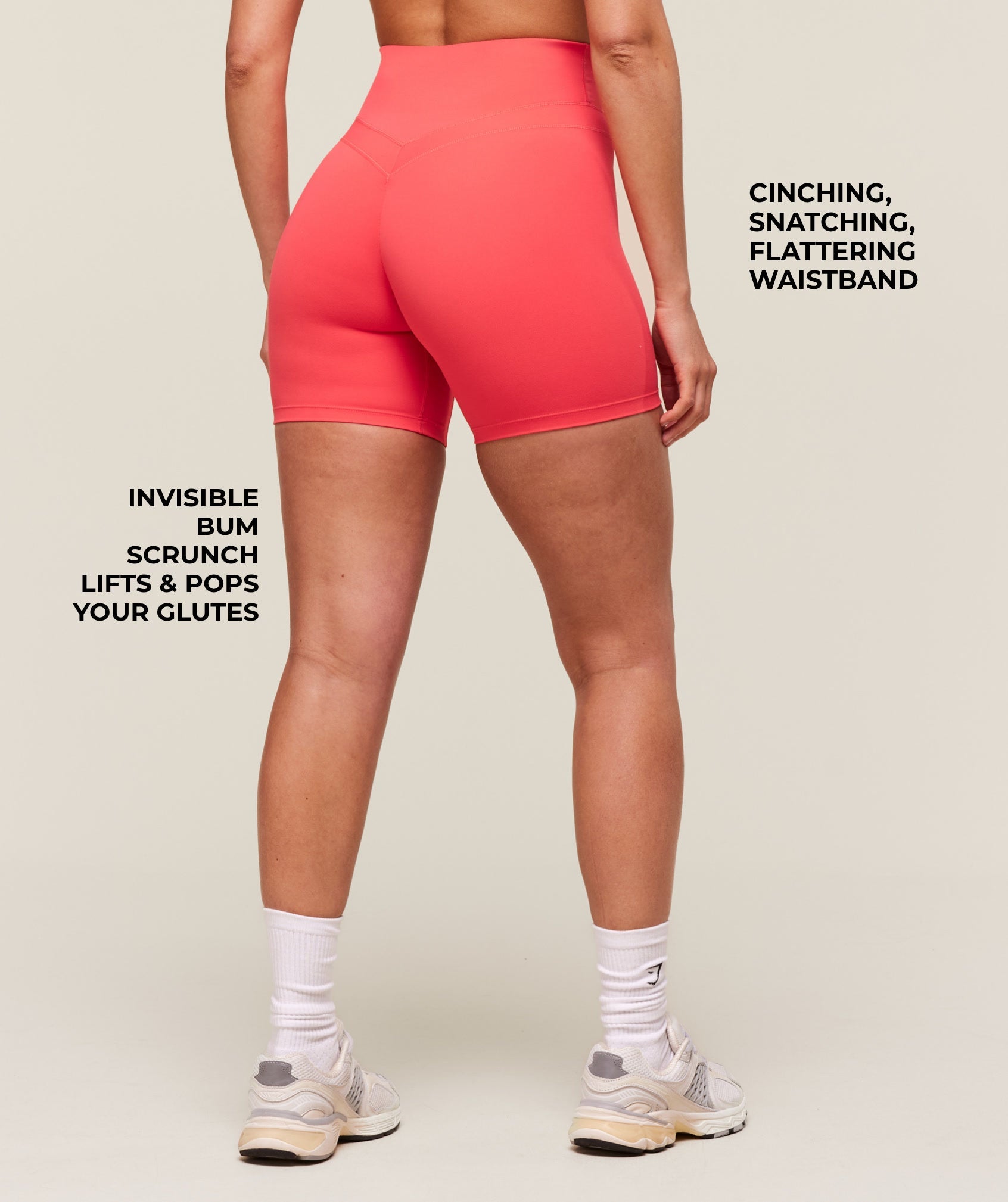 Whitney Shorts Coral Red