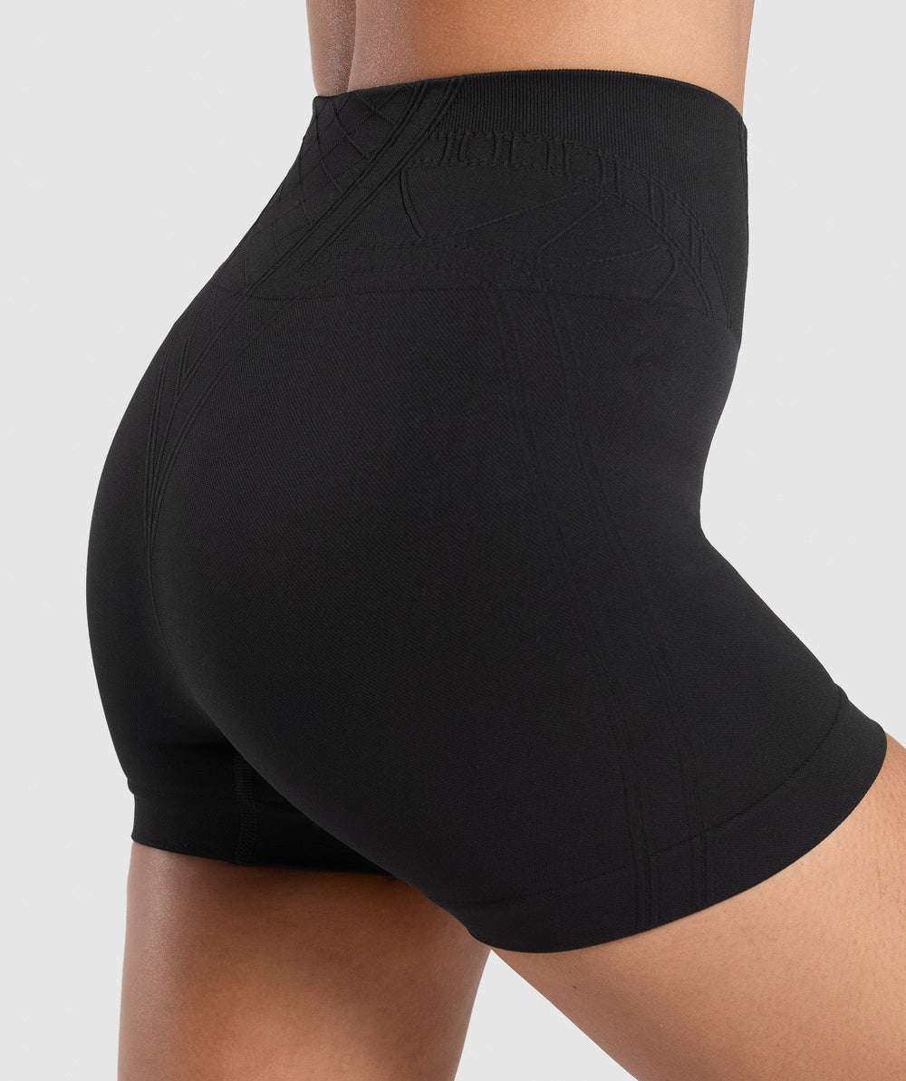 Corset Seamless Shorts Black