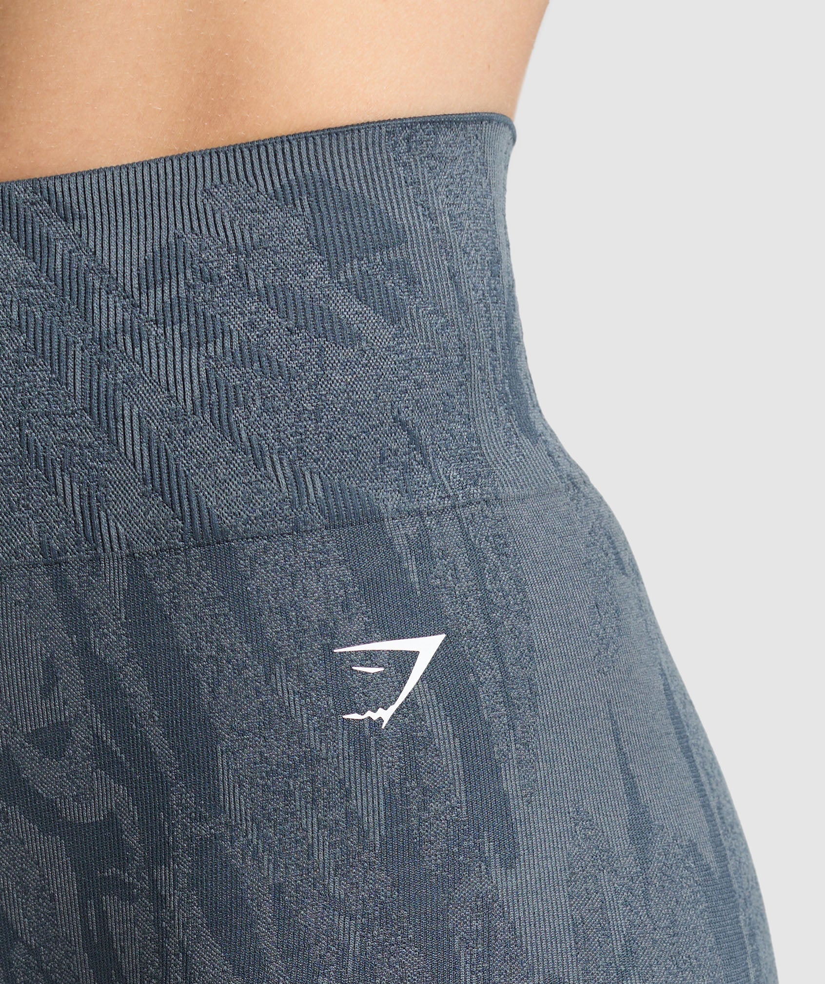 Adapt Camo Seamless Shorts Titanium Blue/Denim Grey