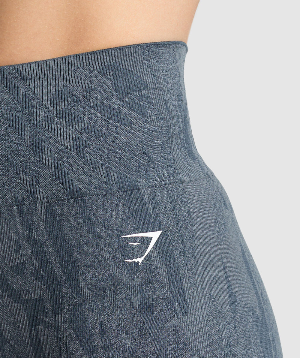 Adapt Camo Seamless Shorts Titanium Blue/Denim Grey