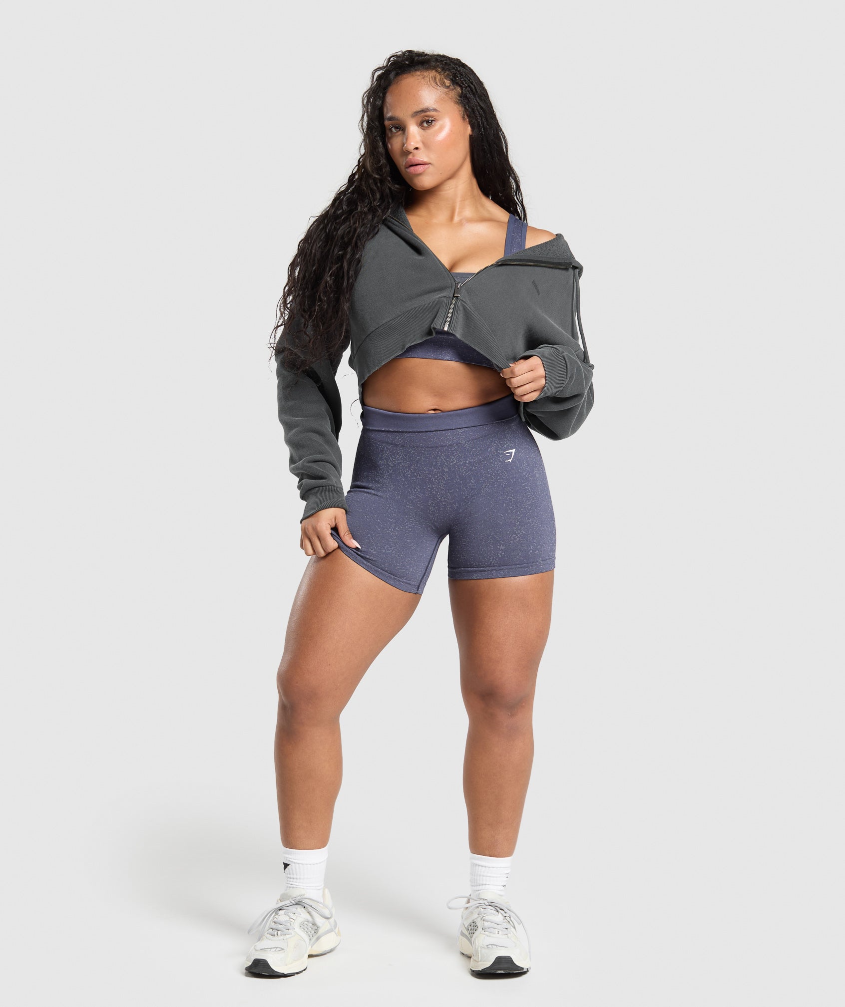 Adapt Fleck Seamless Shorts Weighted Purple/Metal Purple