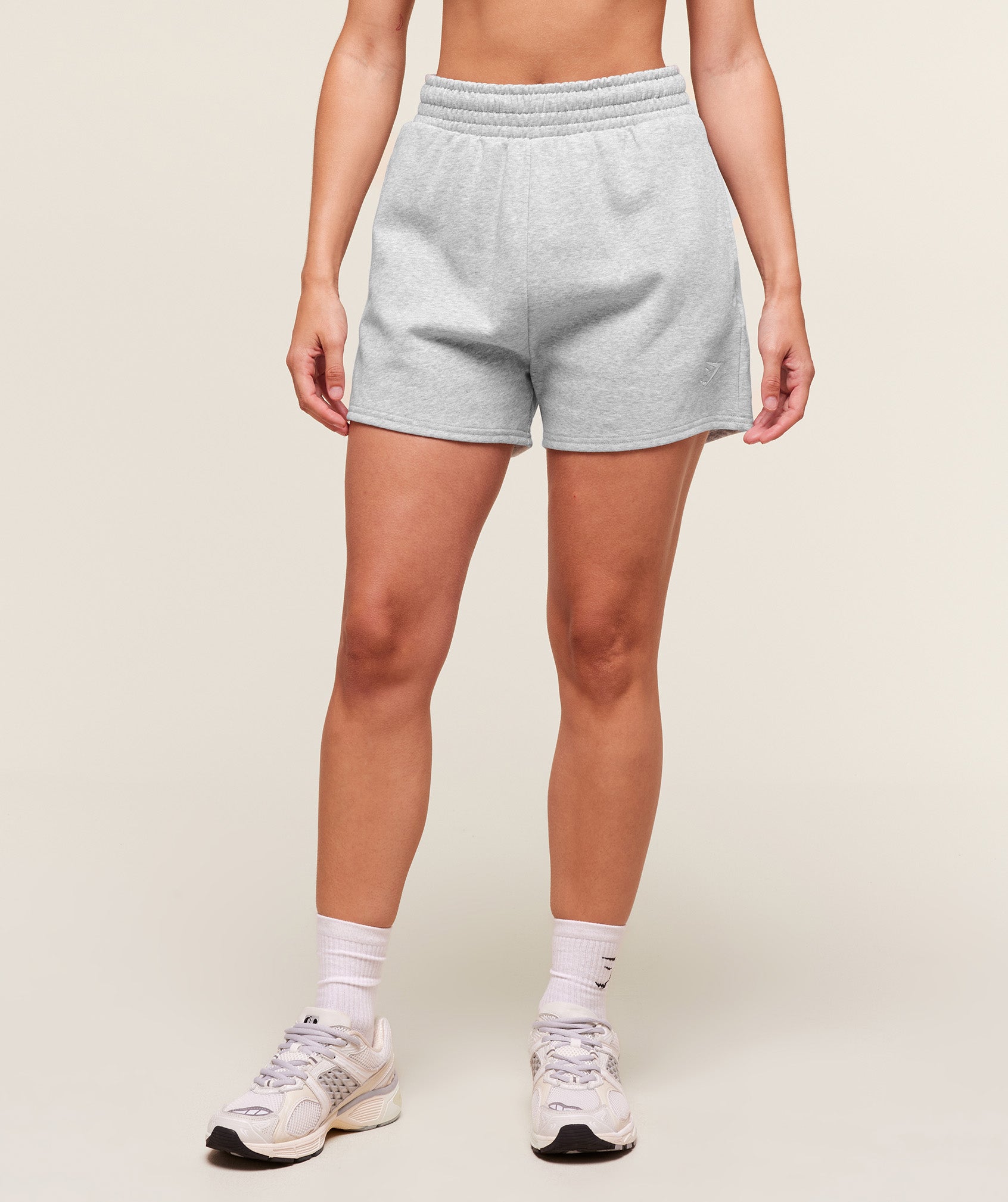Training Fleece Shorts Light Grey Core Marl