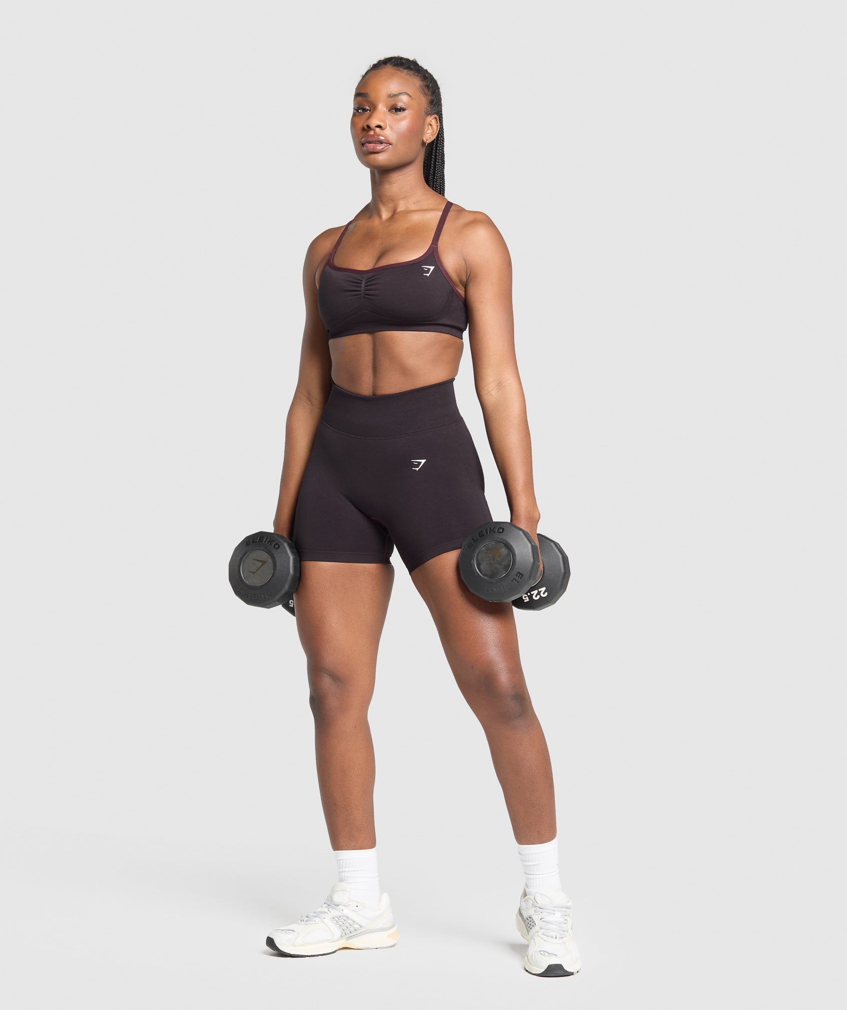 Lift Seamless Shorts Depth Purple/Black Marl