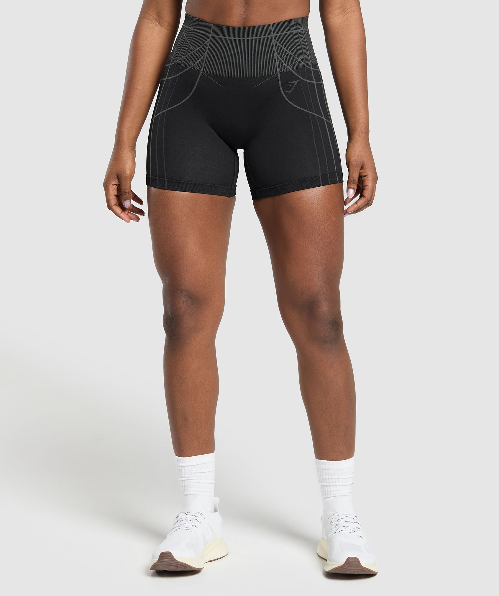 Apex Seamless Shorts Black/Graphite Grey