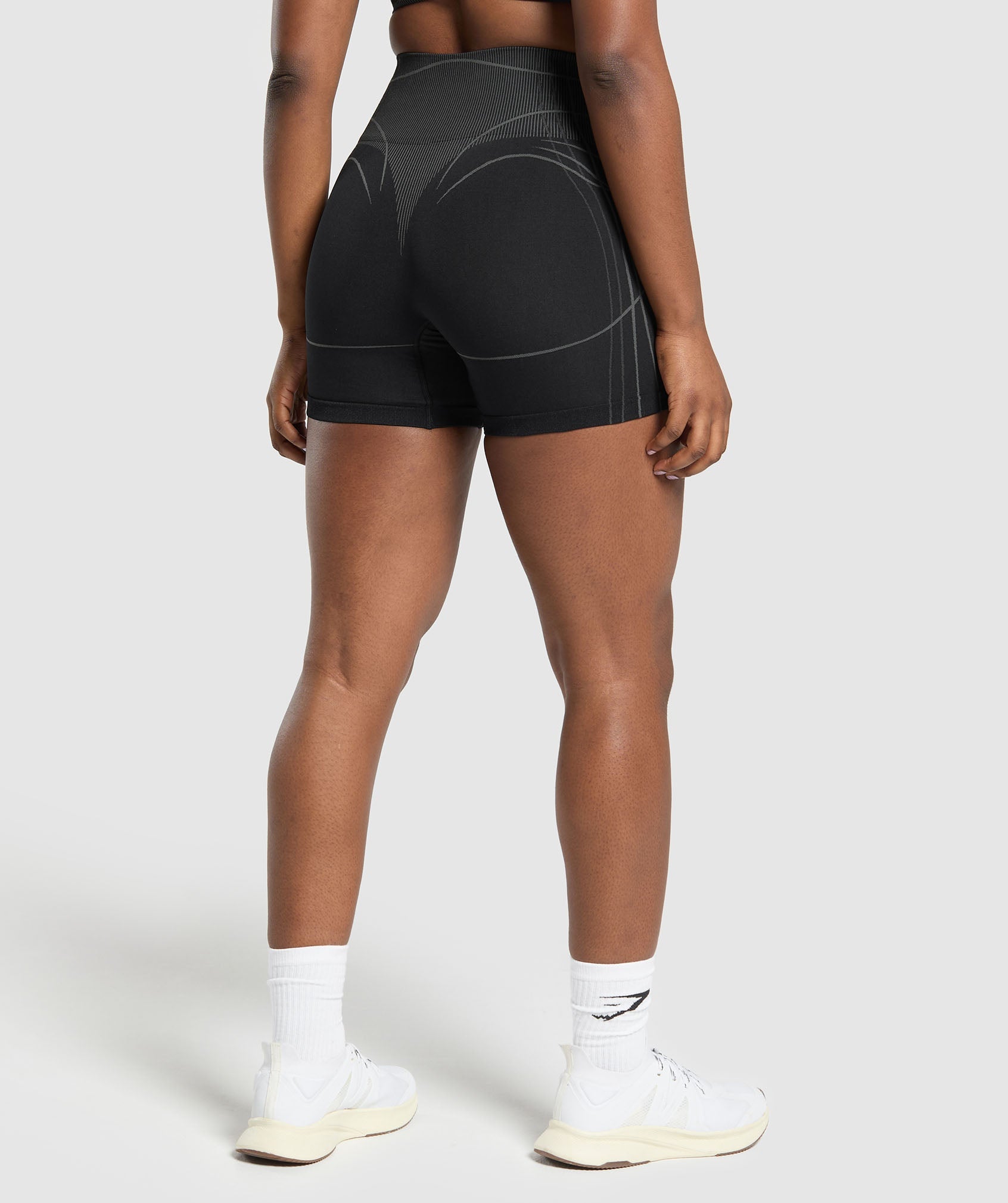 Apex Seamless Shorts Black/Graphite Grey
