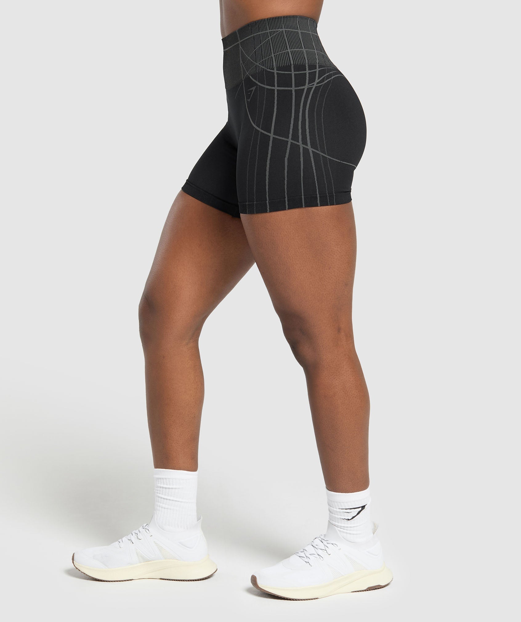 Apex Seamless Shorts Black/Graphite Grey