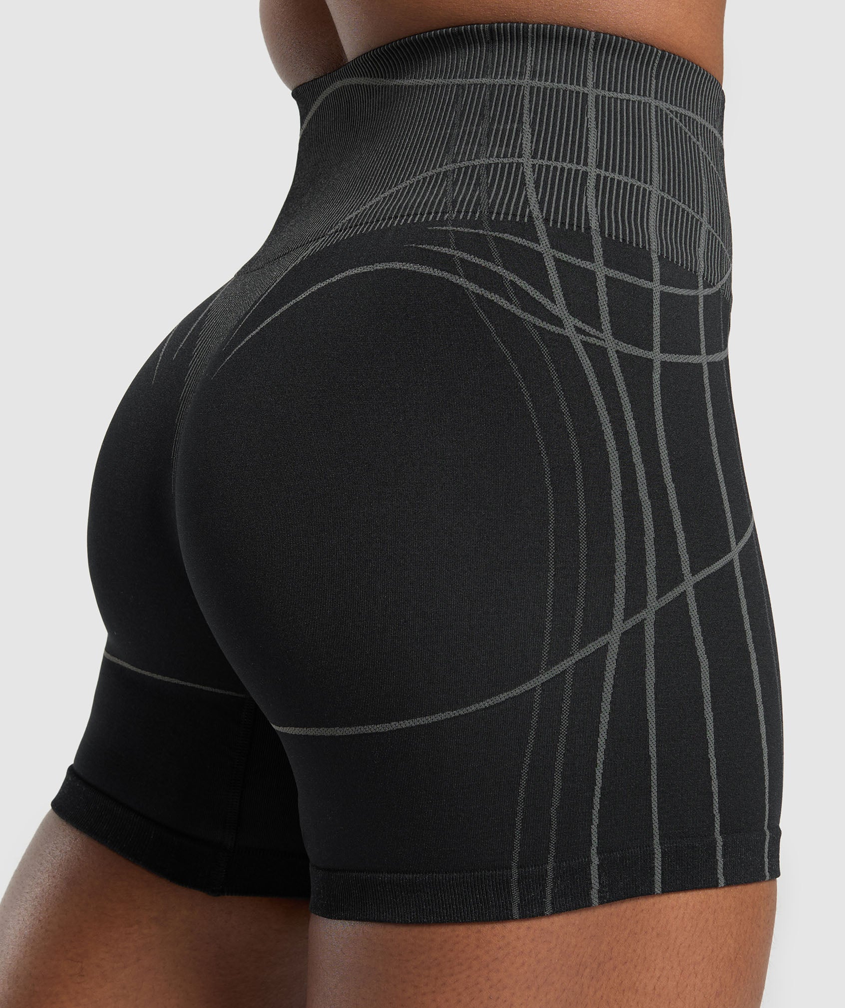 Apex Seamless Shorts Black/Graphite Grey
