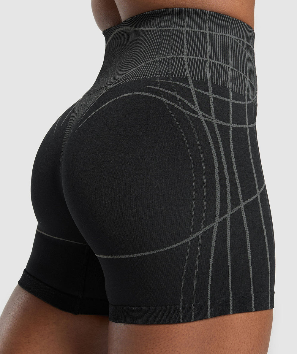 Apex Seamless Shorts Black/Graphite Grey