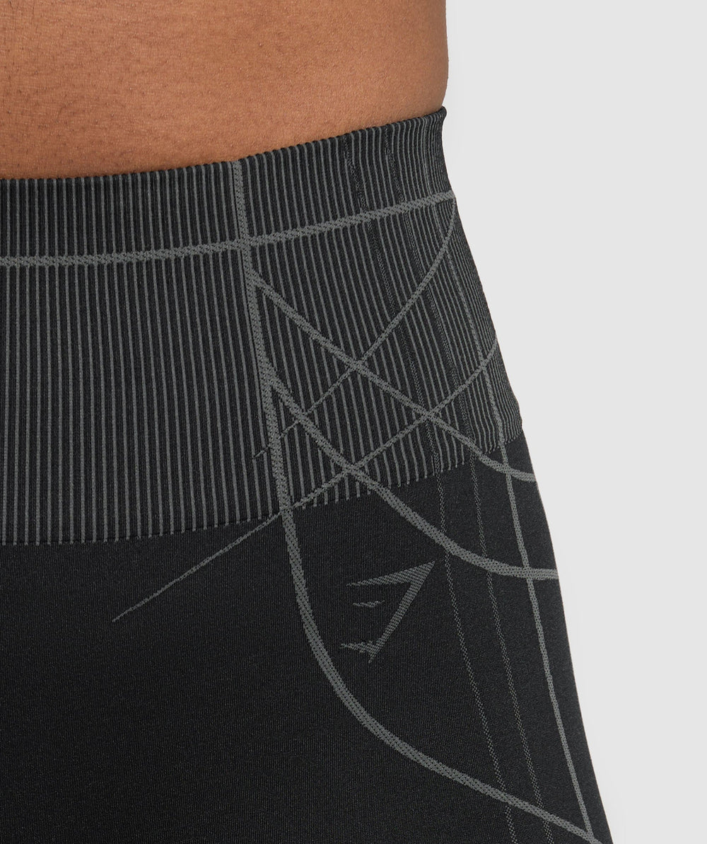 Apex Seamless Shorts Black/Graphite Grey