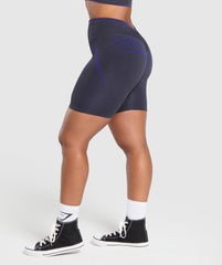 Apex Lift Seamless Shorts Heavy Blue/Cobalt Purple