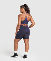 Apex Lift Seamless Shorts Heavy Blue/Cobalt Purple