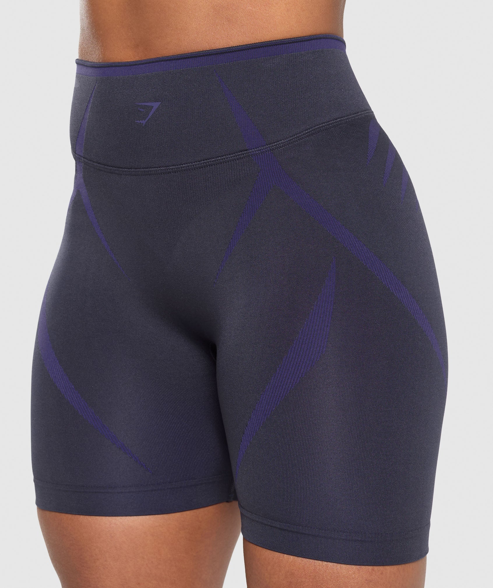 Apex Lift Seamless Shorts Heavy Blue/Cobalt Purple