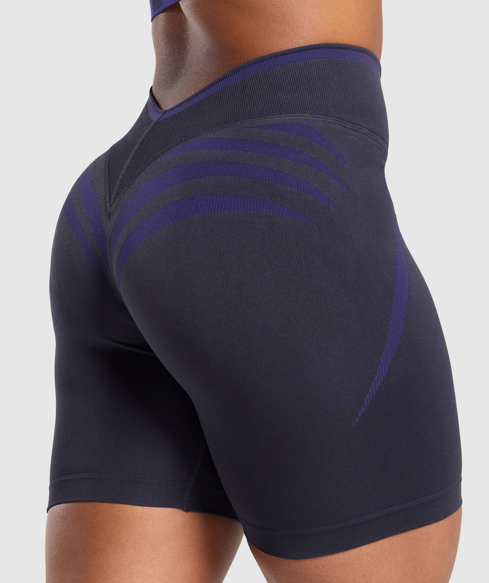 Apex Lift Seamless Shorts Heavy Blue/Cobalt Purple