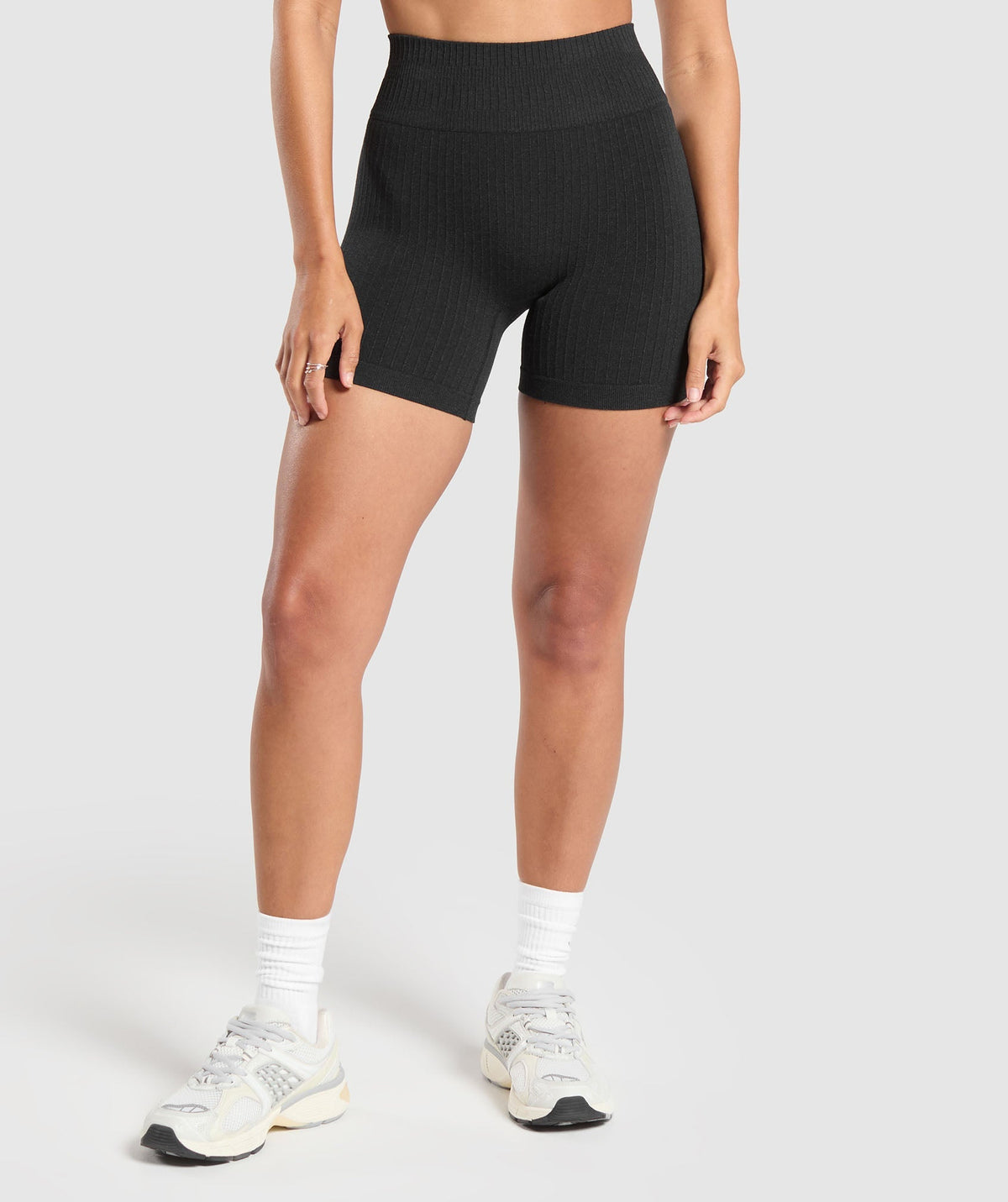 Luxe Seamless Shorts Coal Marl