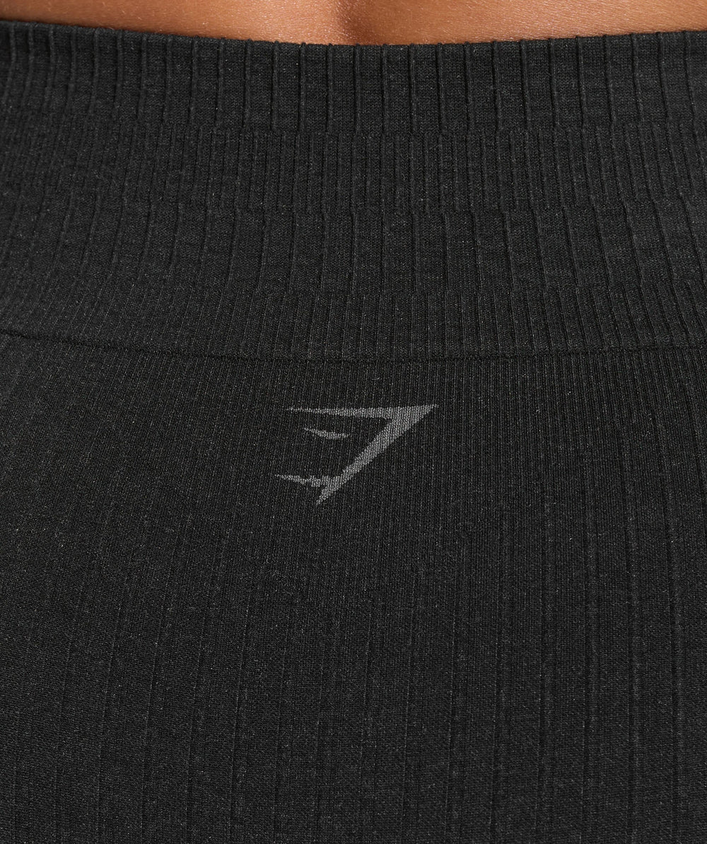Luxe Seamless Shorts Coal Marl