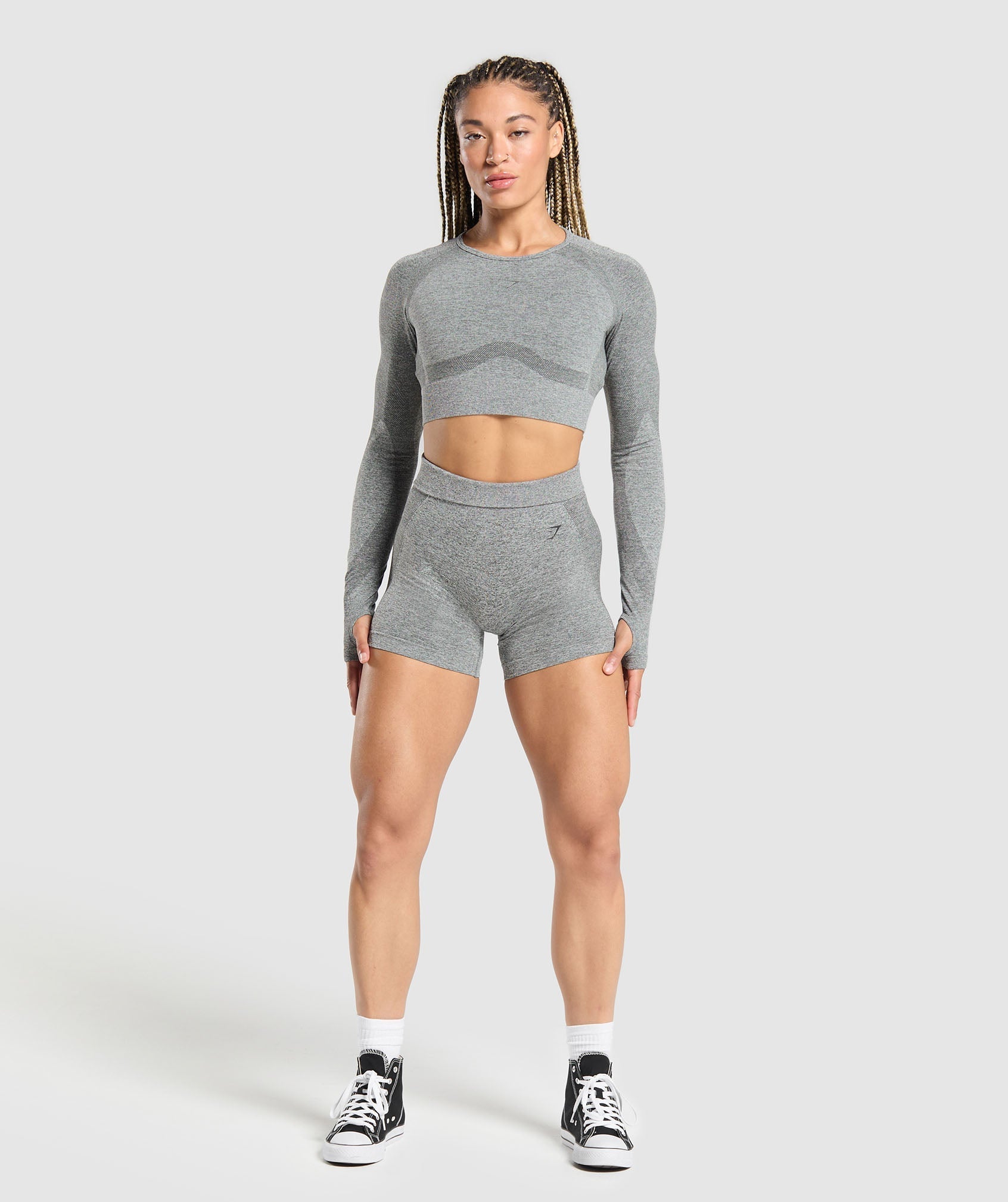 Flex Shorts Charcoal Grey Marl