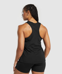 Training Cotton Tank Black