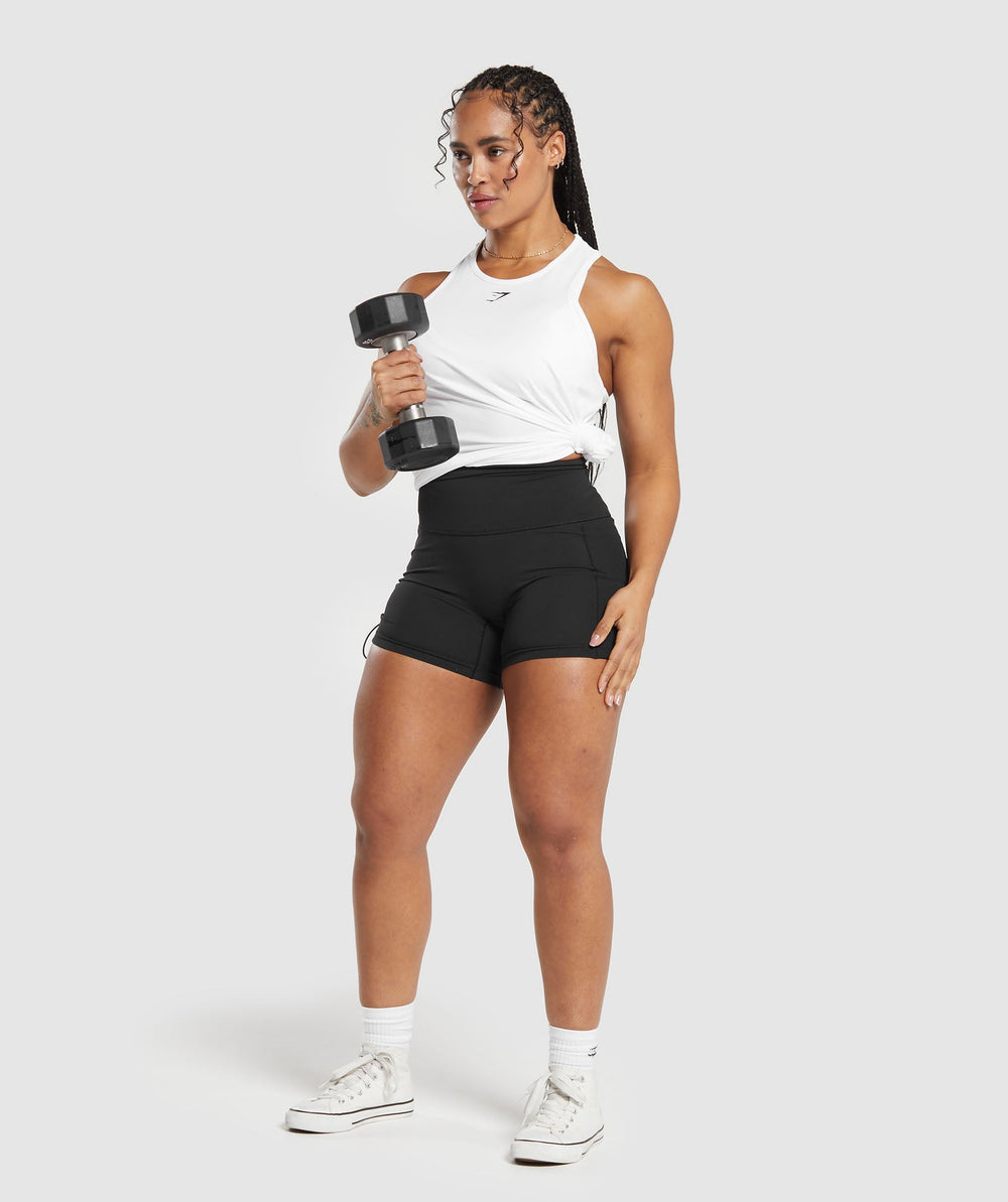 Training Cotton Tank White