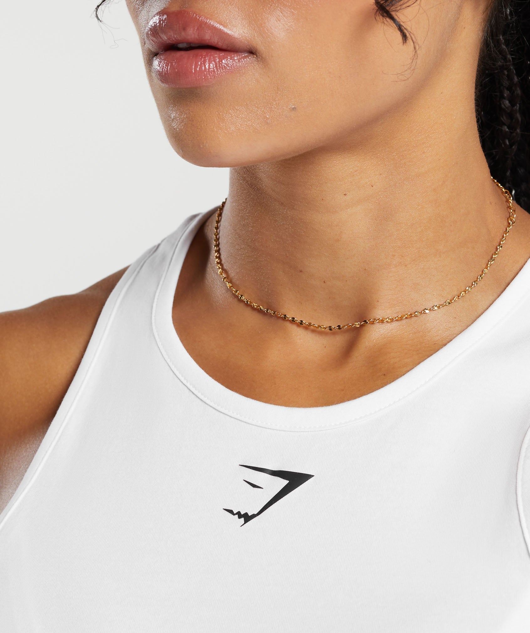 Training Cotton Tank White