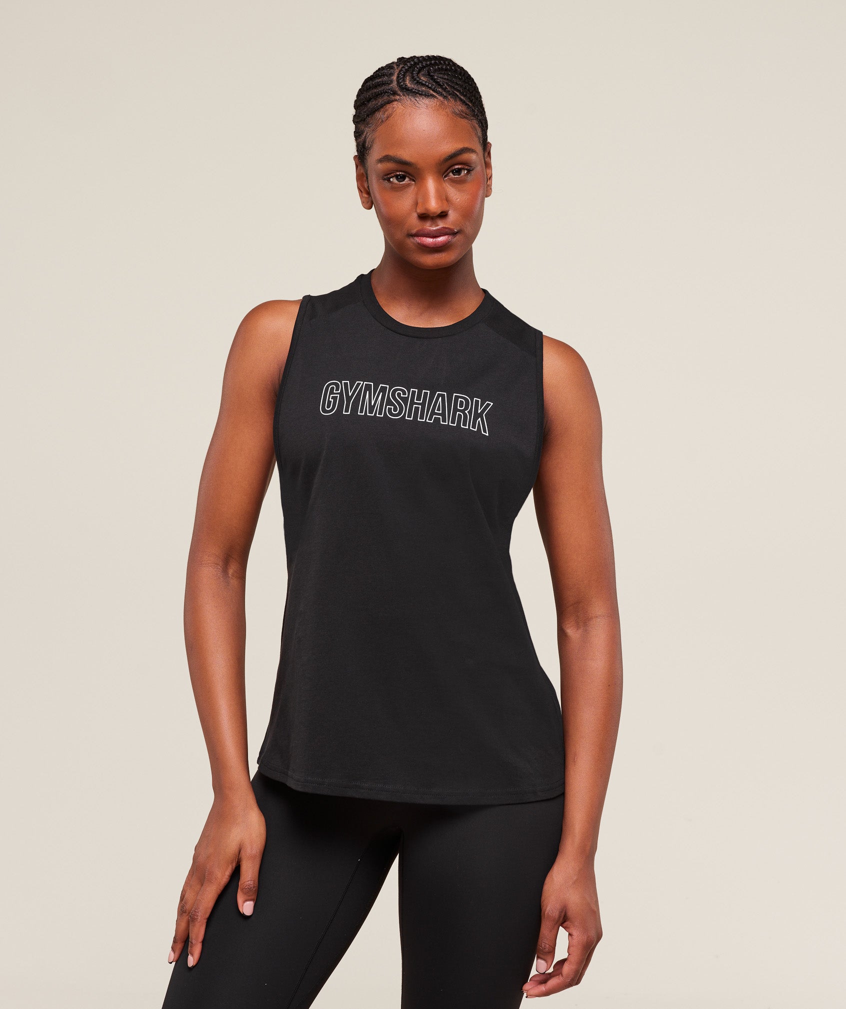 Trace Graphic Tank Black