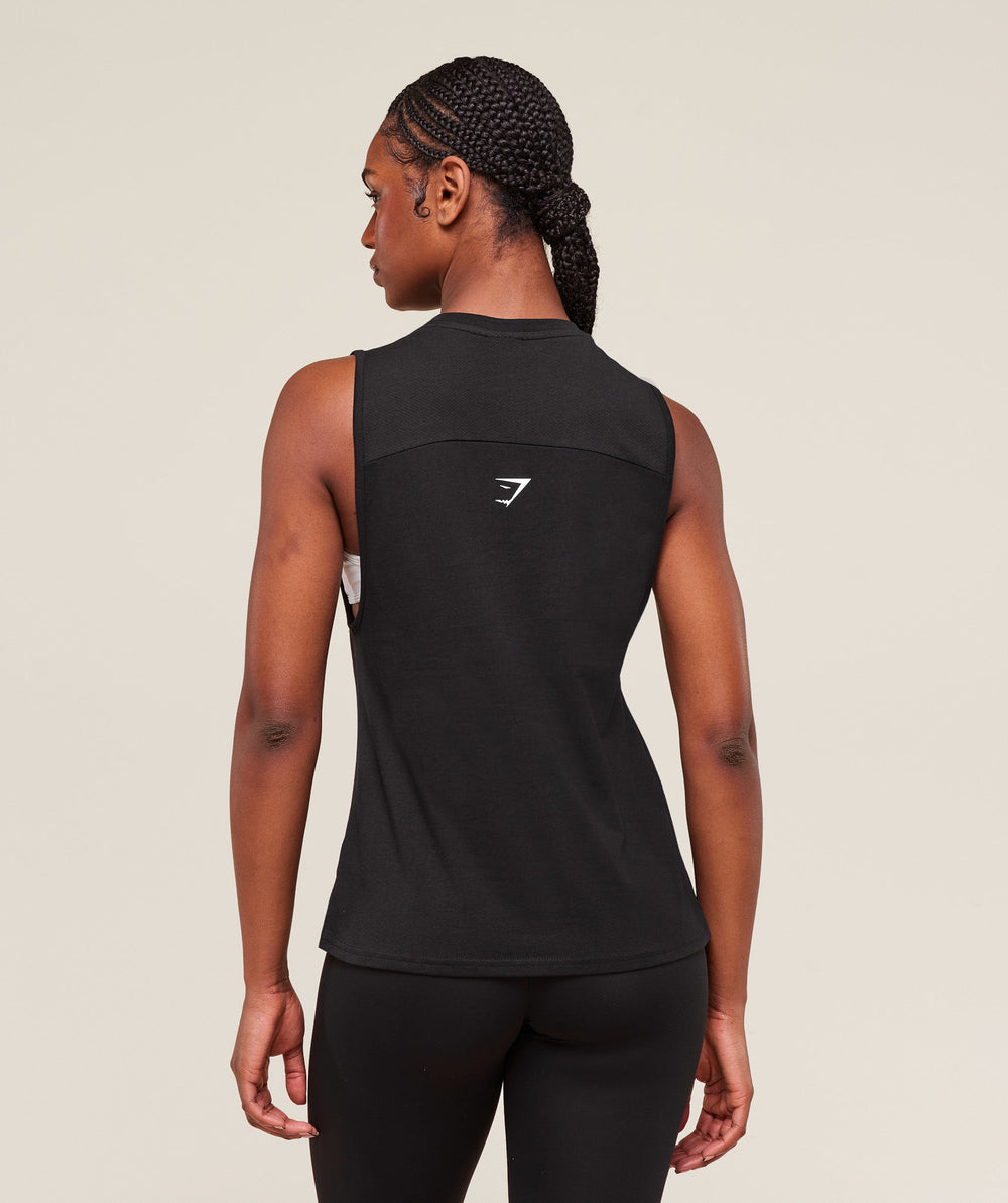 Trace Graphic Tank Black