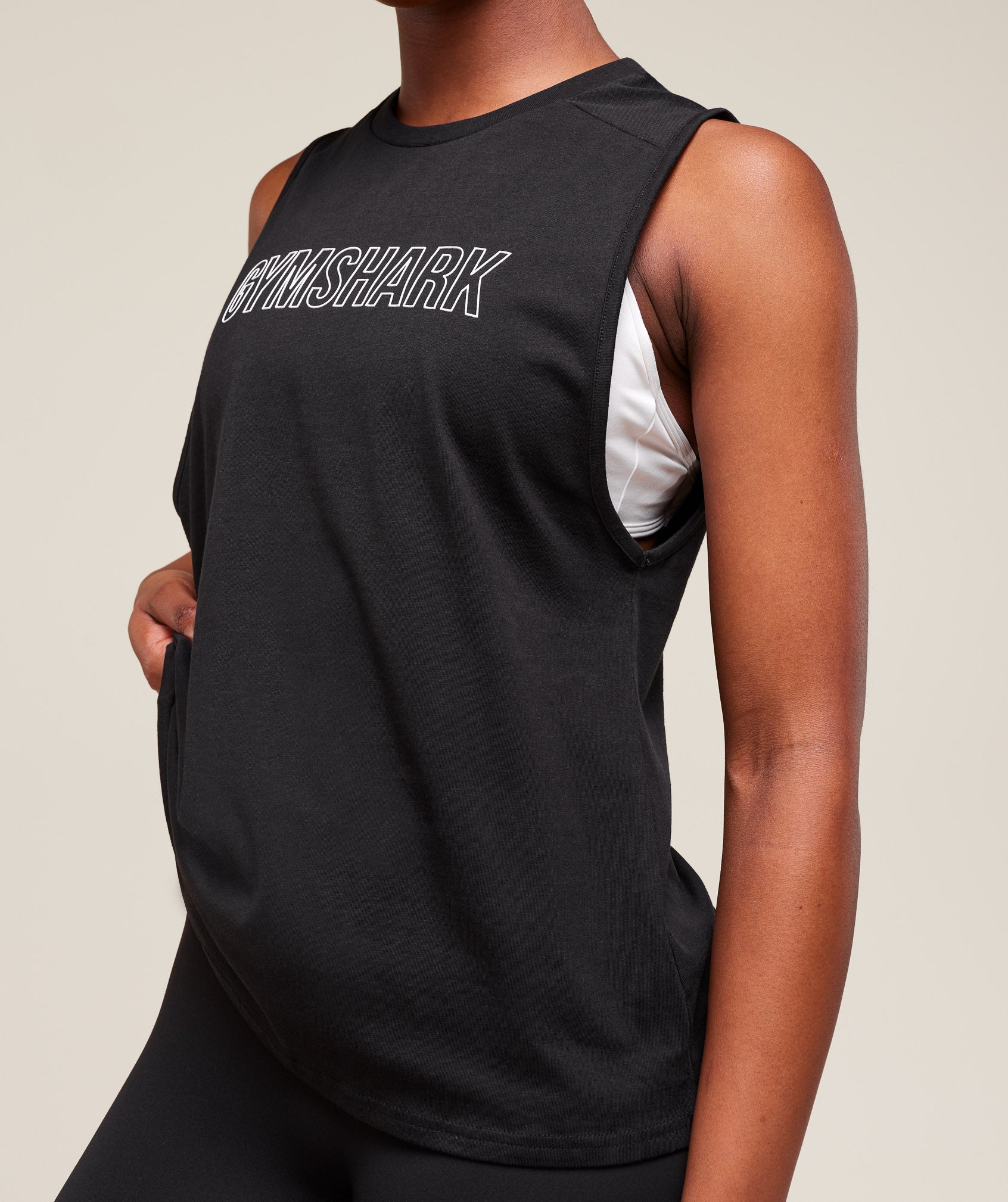 Trace Graphic Tank Black
