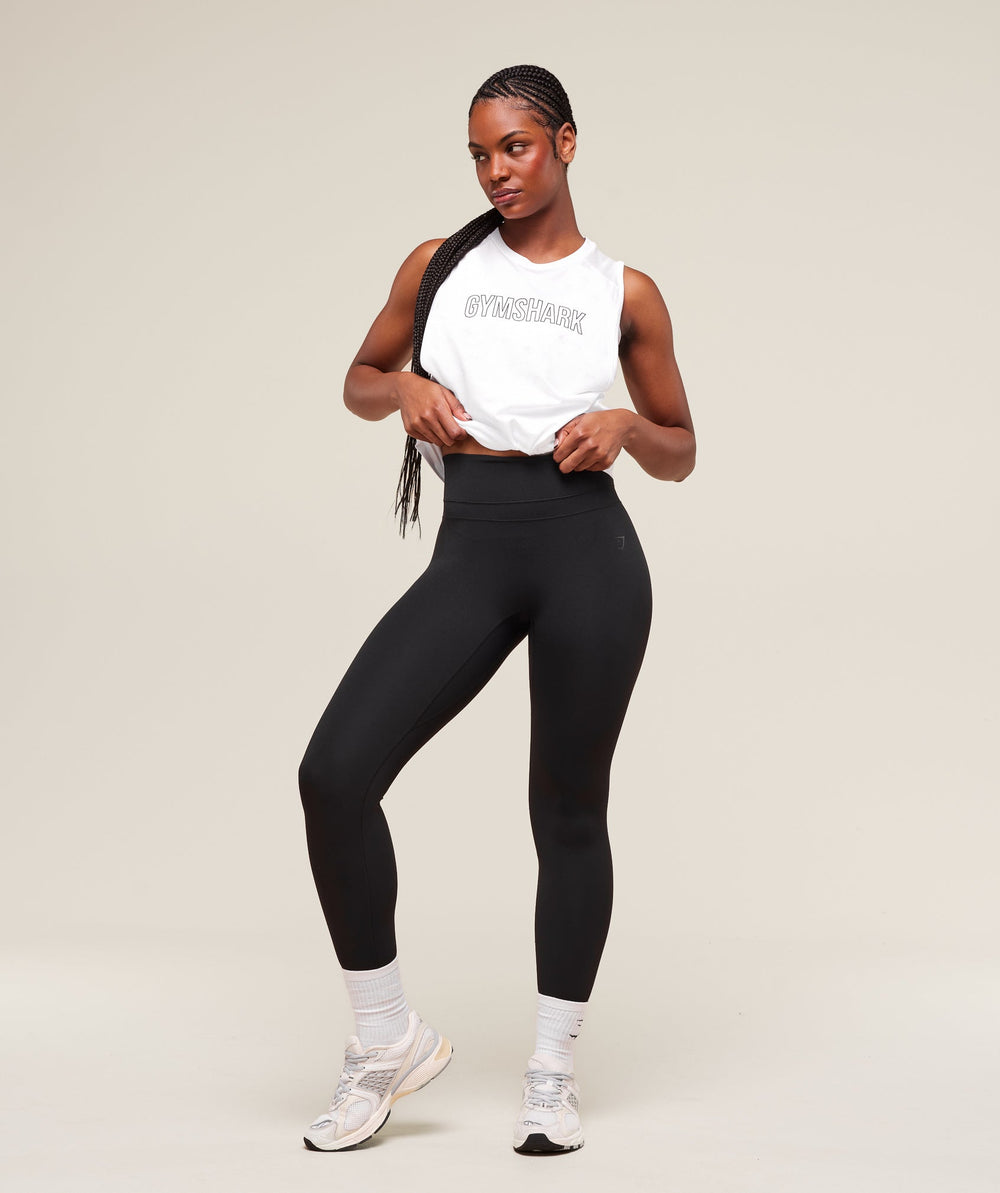Trace Graphic Tank White