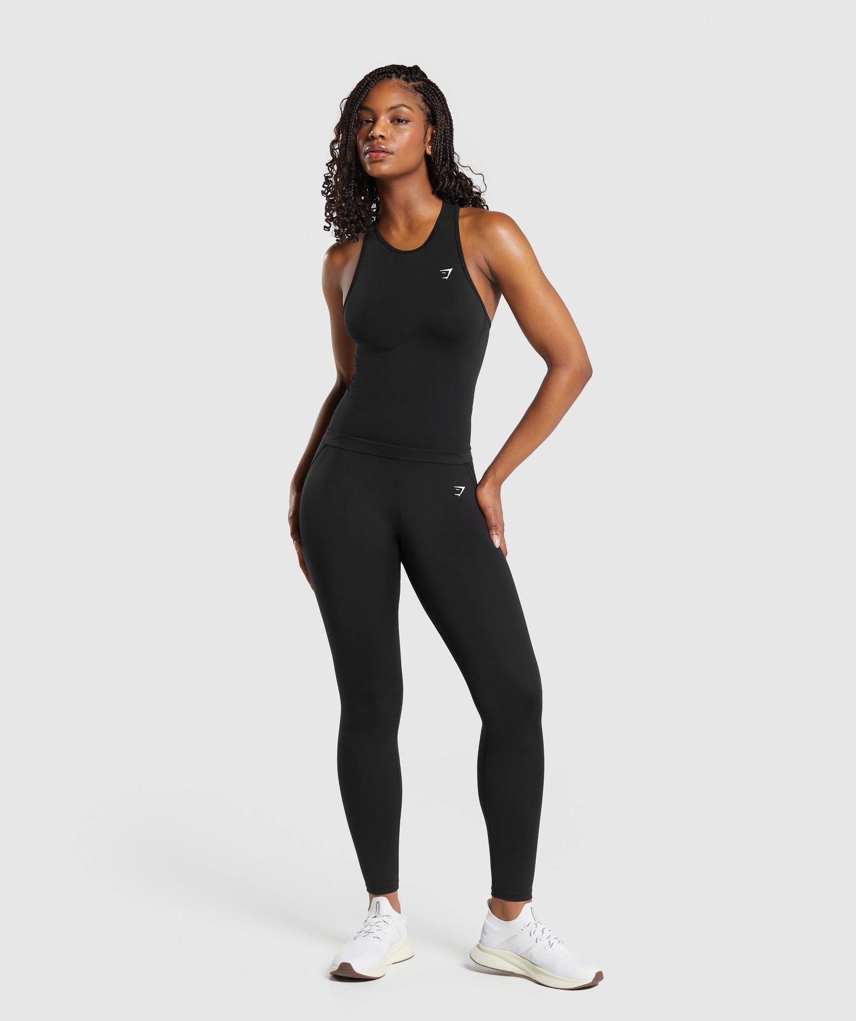 Everyday Seamless Tight Fit Tank Black