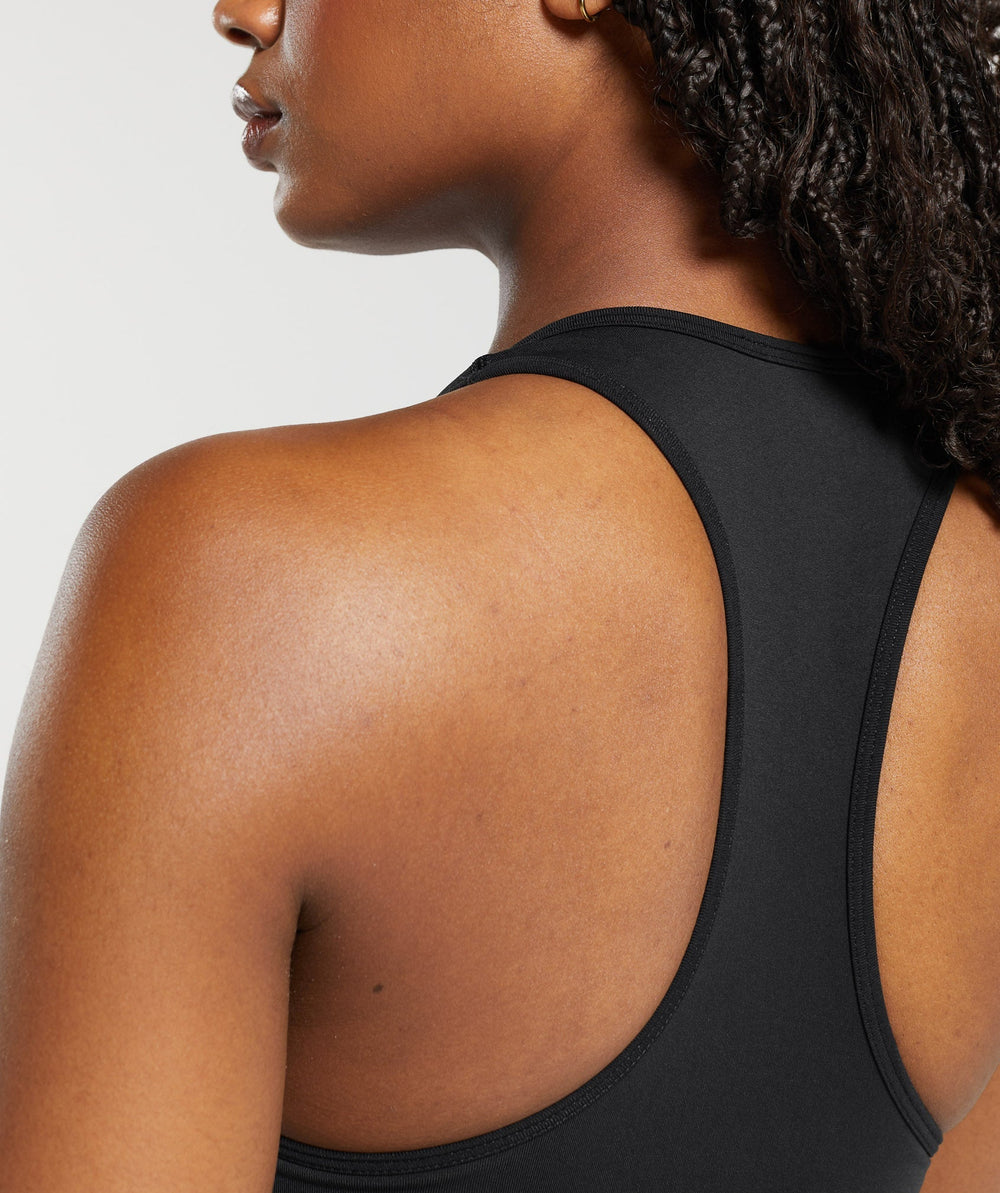 Everyday Seamless Tight Fit Tank Black
