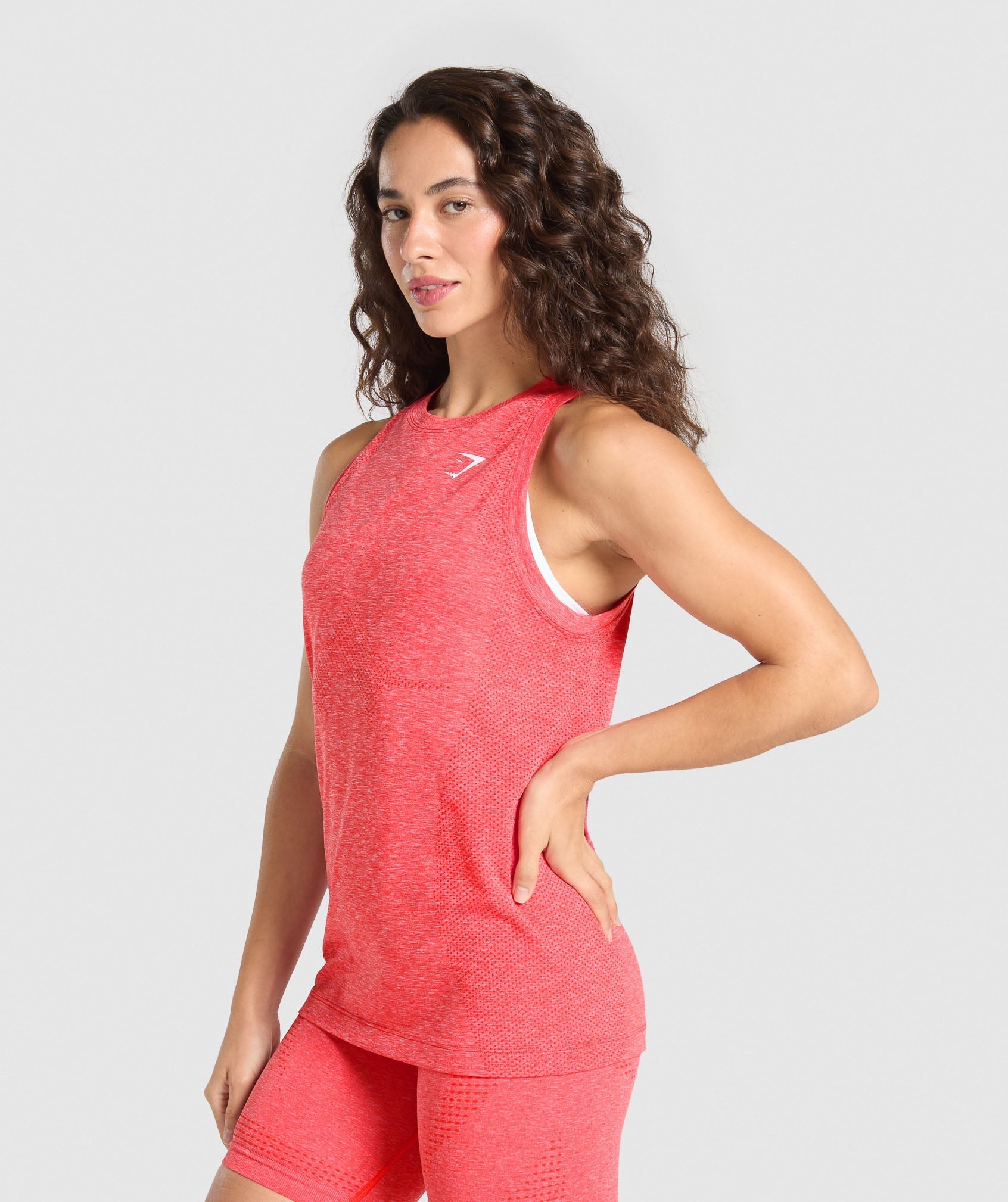 Vital Light Tank Coral Red Marl