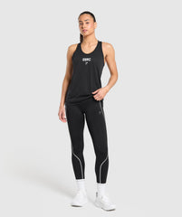 Run Club Graphic Tank Black