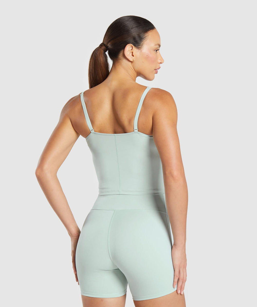 Elevate Mesh Tank With Shelf Morning Blue