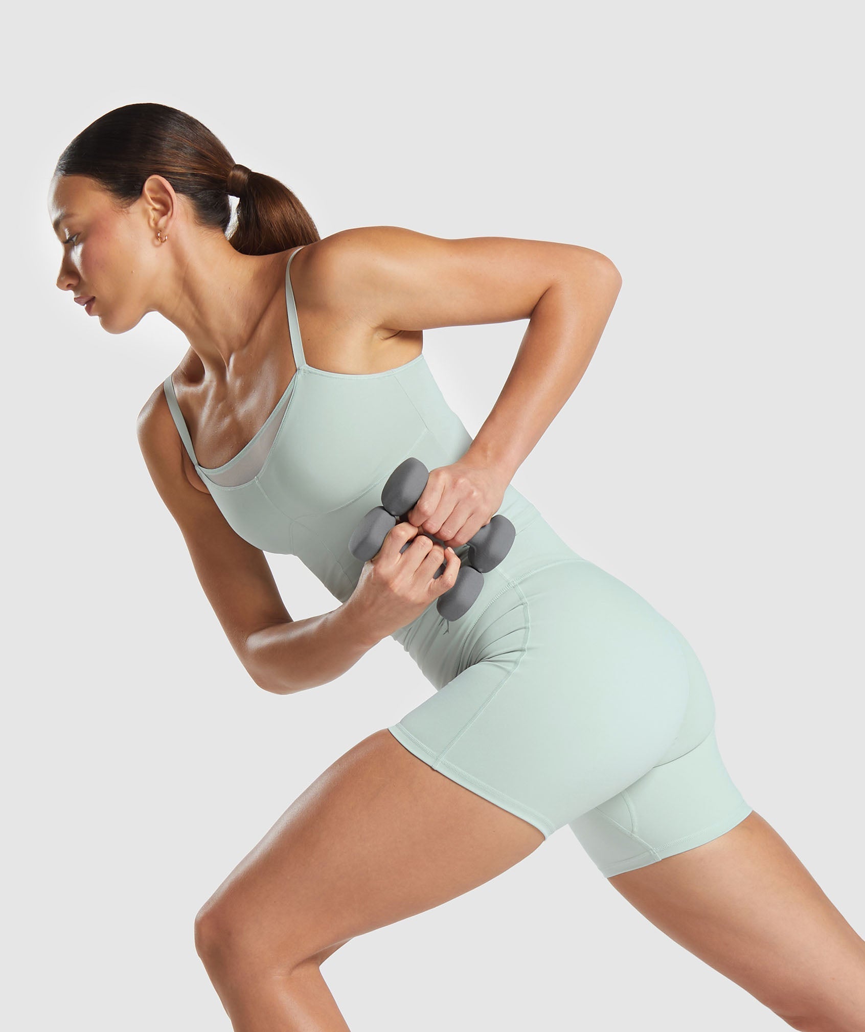 Elevate Mesh Tank With Shelf Morning Blue