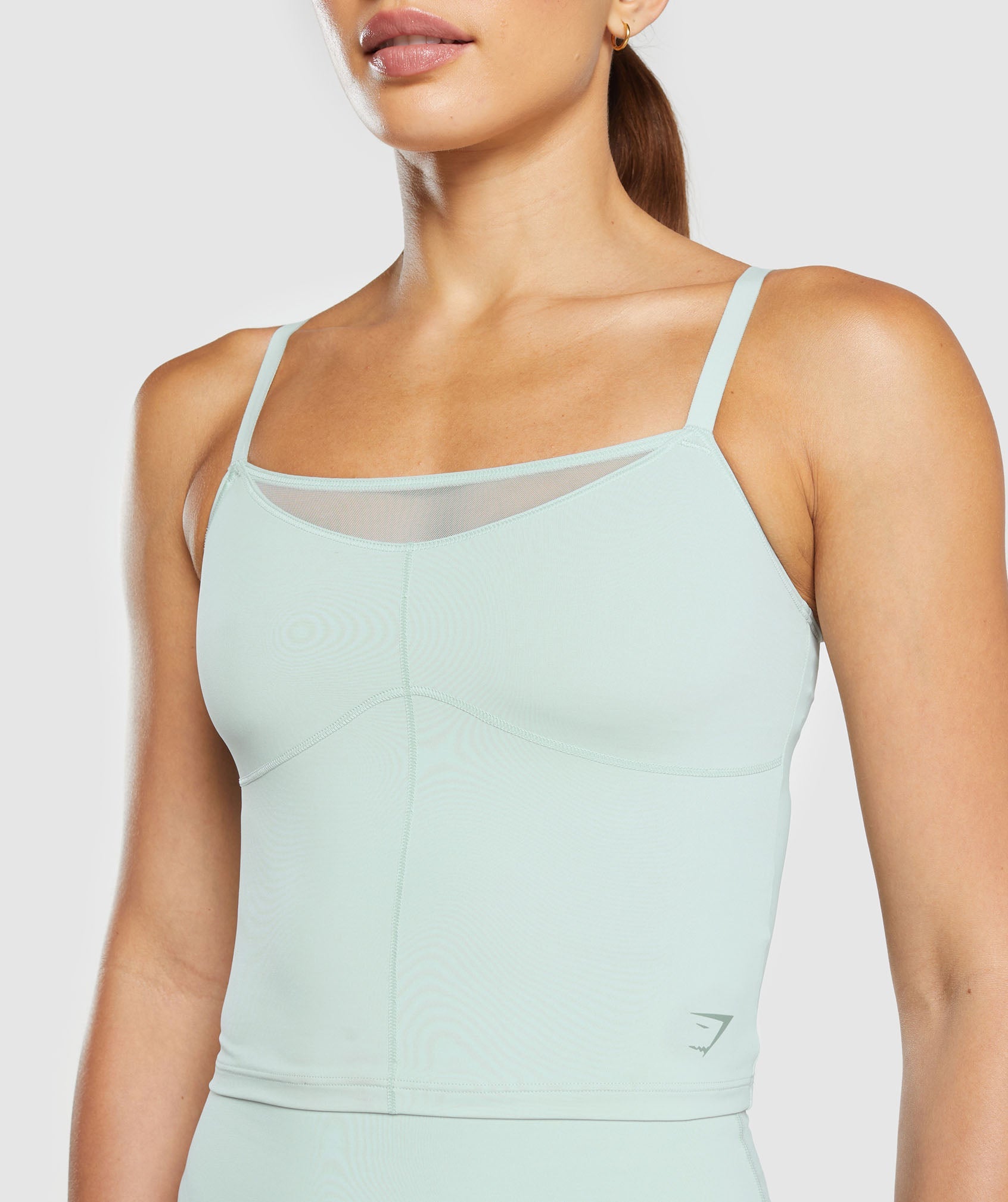 Elevate Mesh Tank With Shelf Morning Blue