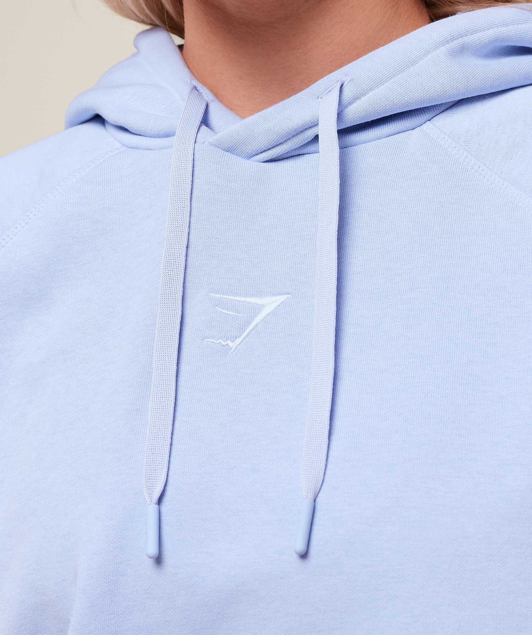 Training Oversized Fleece Hoodie Peri Blue
