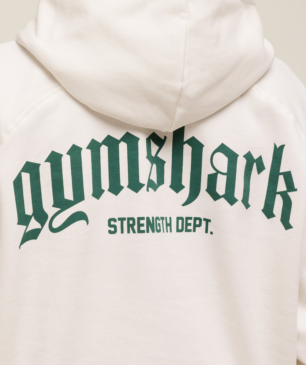 Strength Department Oversized Hoodie Soft White