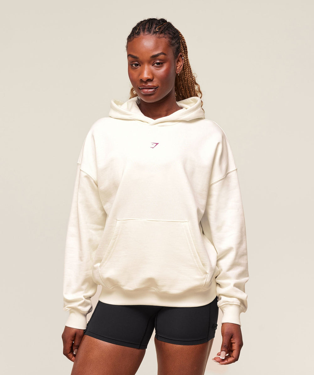 Dump Truck Graphic Hoodie Soft White