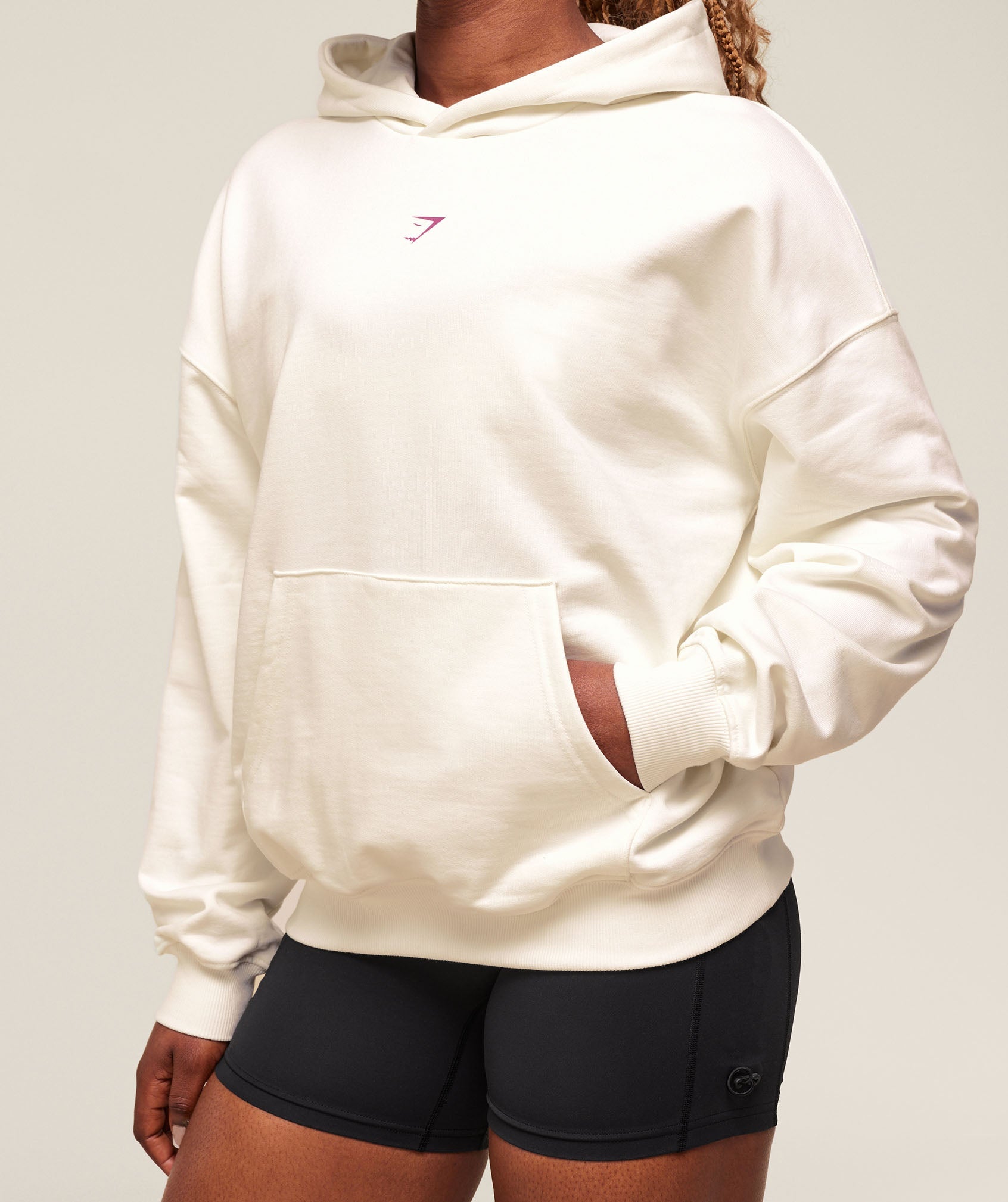 Dump Truck Graphic Hoodie Soft White